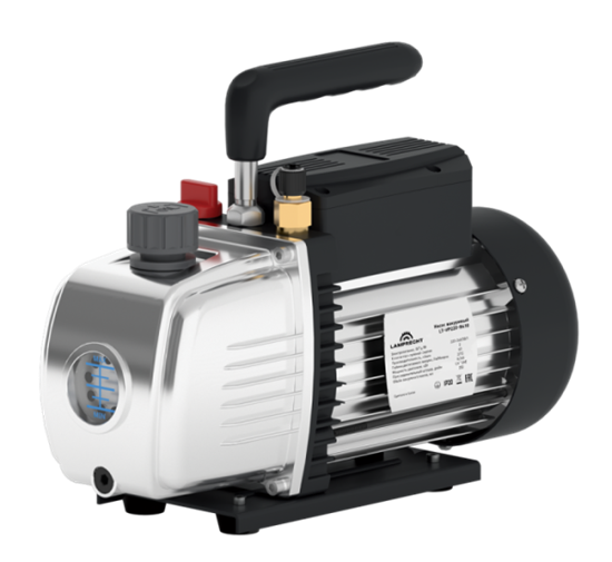 Насос вакуумный LT-VP220-R410 (2-ступ., 60л/мин, 15 microns, 1/4 SAE) LAMPRECHT LT-VP220-R410