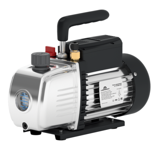 Насос вакуумный LT-VP220-R32 (2-ступ., 60л/мин, 15 microns, 1/4 SAE) LAMPRECHT LT-VP220-R32