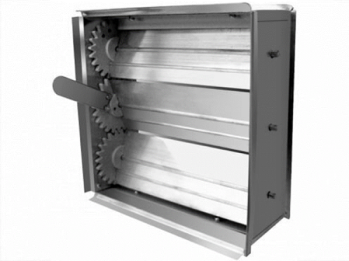 Клапан расхода серии D 306*306 для решетки 4 CA D 306*306