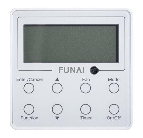 Проводной пульт управления RWG-04 для сплит-систем DAIJIN, сплит-систем с функцией теплового насоса ONSEN и внутренних блоков настенного типа DAIJIN мульти сплит-систем KIRIGAMI RWG-04