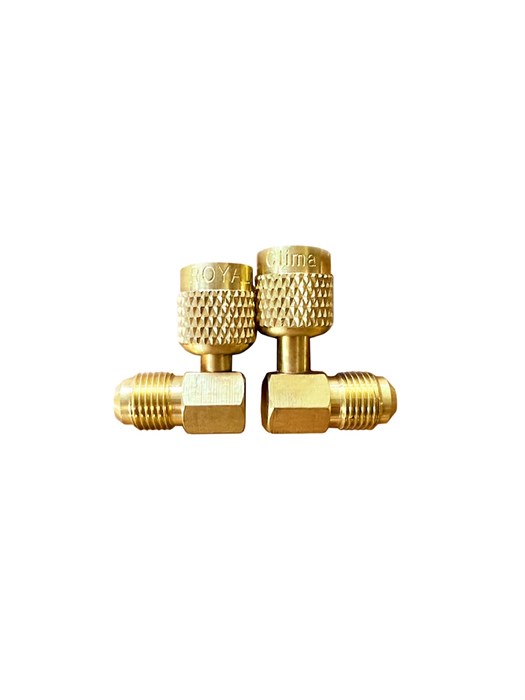 Переходник угловой 90°; 5/16"Mх1/4"F, с R410А на R22, упак. 2 шт. LT-AD78 LT-AD78