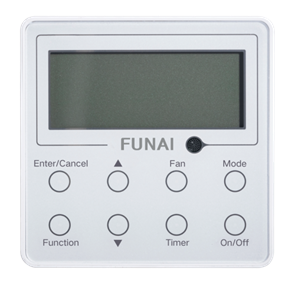 Проводной пульт управления RWG-04 для сплит-систем DAIJIN, сплит-систем с функцией теплового насоса ONSEN и внутренних блоков настенного типа DAIJIN мульти сплит-систем KIRIGAMI RWG-04